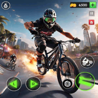 坡道自行车特技骑手(BMX Cycle Stunt: Rider 3D Game)是一款引人入胜的自行车竞速游戏，在游戏中，你可以切换不同视角，感受真实的比赛场景，充分利用有限的时间，迎接挑战，以最快的速度完成任务，游戏中还设置了一些极端赛道，丰富多样的自行车类型以及各种赛事，与其他自行车高手一起竞争。
