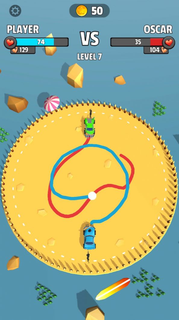 汽车决斗画条线-图1